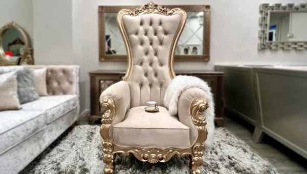 Velvet chair