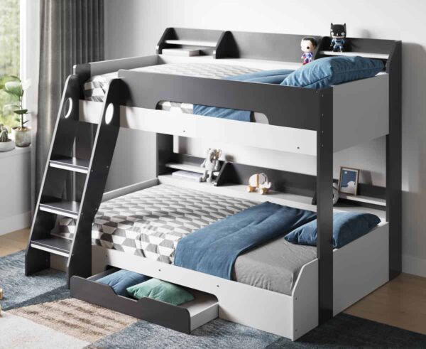 flick_triple_bunk_bed_grey_flair_furnishings Bunk bed